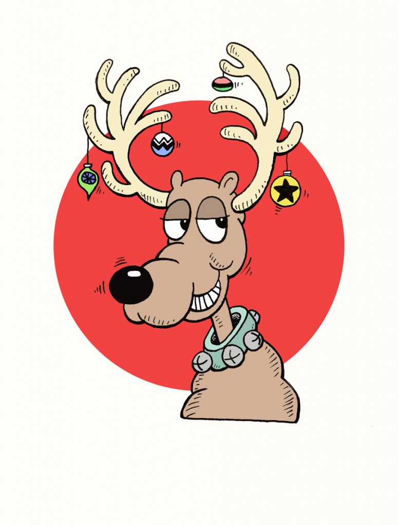 Reindeer with Ornaments